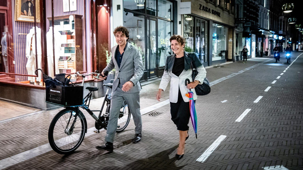 Jesse Klaver en Lilianne Ploumen