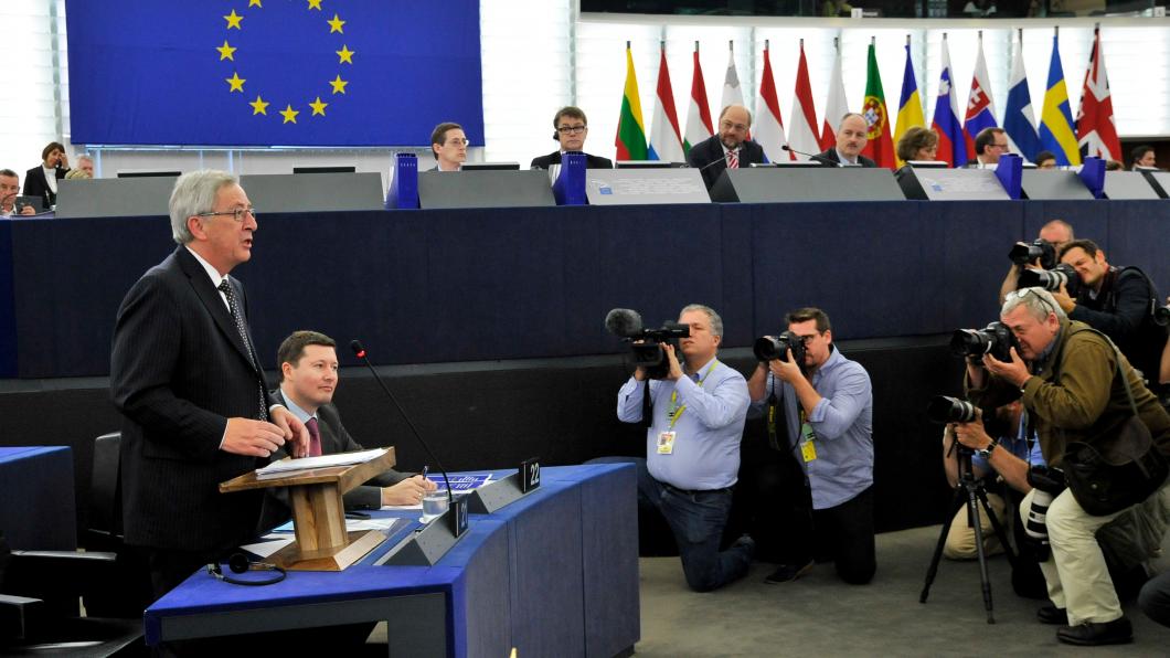 Commissievoorzitter Juncker in het Europees Parlement Commissievoorzitter Juncker in het Europees Parlement