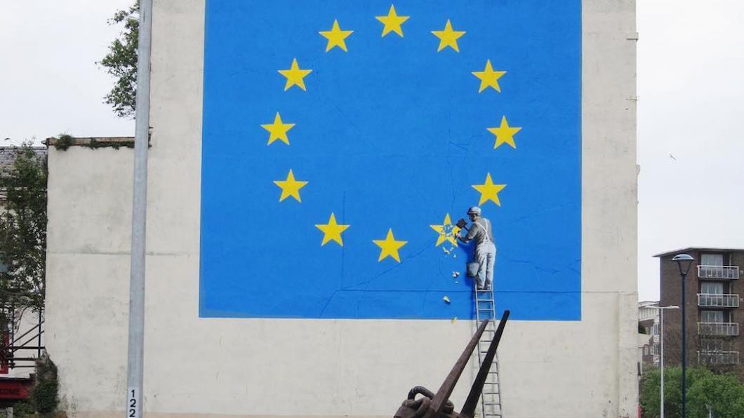 Werk van Banksy in Dover Werk van Banksy in Dover